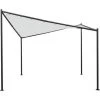 DEGAMO Pavillon ORLANDO 3,5x3,5 Meter Mit Plane PVC-bechichtet Weiss