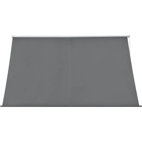 Standmarkise Malaga Mit Seitenzugkette 400x120 Cm Grau Pro.tec – Bild 4