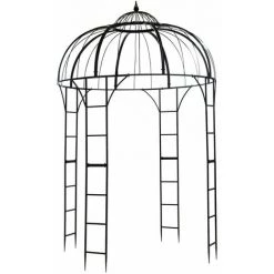 DEMA Metall Pavillon Gartenpavillon Metallpavillon Malcesine Ø 2m Stahl Garten