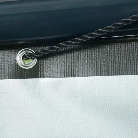 ShelterLogic Weidezelt, Weideunterstand Mit Seitenverkleidung 370 X 370 X 170 Cm Grün 370 X 370 X 170 Cm (L X B X H) Ohne Stahlgestell – Bild 4