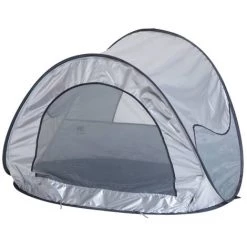 Pop-up Strandzelt 120×90×80 Cm Silbern DERYAN