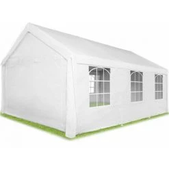 TECTAKE Garten Pavillon 6x4m Mit 4 Seitenteilen - Pavillon, Partyzelt, Festzelt