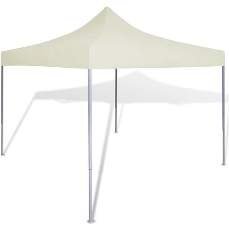 Faltzelt 3x3m Creme VidaXL