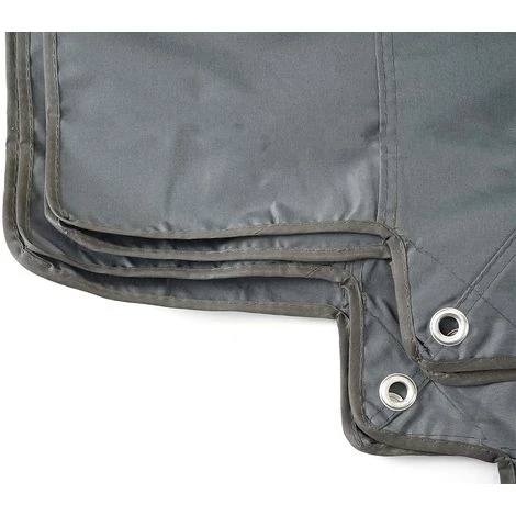 HHG Ersatzbezug Für Dach Pergola Pavillon Calpe 4x3m ~ Grau – Bild 3