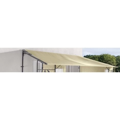 Quick-Star Ersatzdach Roll Pavillon 3x4m 280g/m2 Pavillondach Markise Ersatzbezug Sand – Bild 2