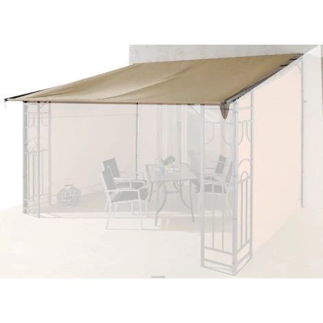 Quick-Star Ersatzdach Roll Pavillon 3x4m 280g/m2 Pavillondach Markise Ersatzbezug Sand – Bild 4