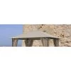 Quick-Star Ersatzdach 3x3m Gartenpavillon Nizza Taupe Pavillon Partyzelt Bezug Plane