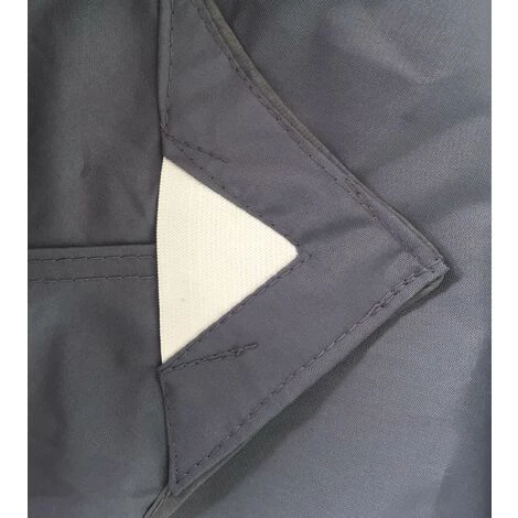 Quick-Star Set Ersatzdach Und 2 Seitenteile Für Garten Pavillon 3x4m Grau RAL 7012 Antik Pavillondach Ersatzbezug Seitenwände – Bild 3