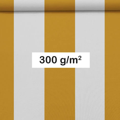 NEMAXX Kassettenmarkise Elektrisch Vollkassettenmarkise Mit LED, Markise Gelb-weiß, Kassette Weiß, Funk Fernbedienung, Wasserdicht, 400x300 Cm (4x3m) – Bild 5