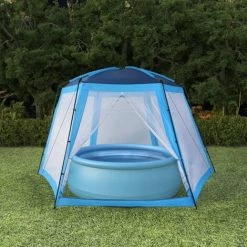 YOUTHUP Poolzelt Stoff 500 X 433 X 250 Cm Blau