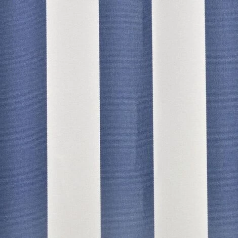 YOUTHUP Markisenbespannung Canvas Blau & Weiß 450×300 Cm – Bild 3