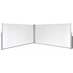 Topdeal Ausziehbare Seitenmarkise 160x600 Cm Creme 26842