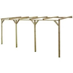 YOUTHUP Anlehn-Pergola 2 X 5 X 2,2 M Holz