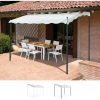 ELIOS PARASOLS Pavillon 3x2 Meter Garten Stahl Café Hotel Pergola UV-Schutz | Schwarz