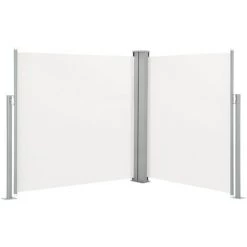 YOUTHUP Ausziehbare Seitenmarkise Creme 140 X 600 Cm