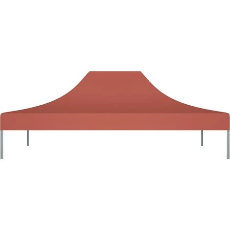 BETTERLIFE Partyzelt-Dach 4x3 M Terrakottarot 270 G/m² – Bild 3