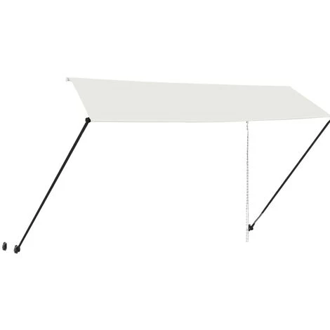 BETTERLIFE Einziehbare Markise Mit LED 350×150 Cm Creme – Bild 4