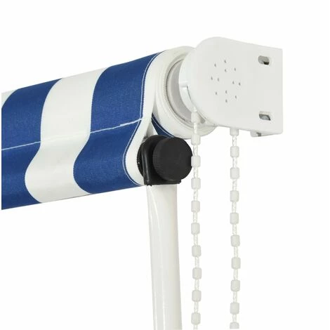 BETTERLIFE Einziehbare Markise 350 X 150 Cm Blau Und Weiß – Bild 5