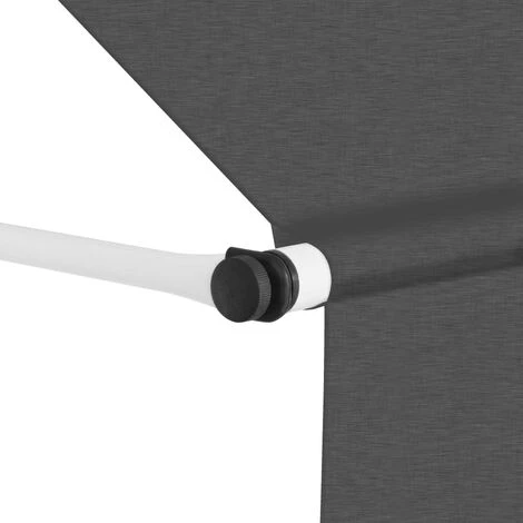 ABCRITAL Einziehbare Markise Handbetrieben 150 Cm Anthrazit – Bild 2