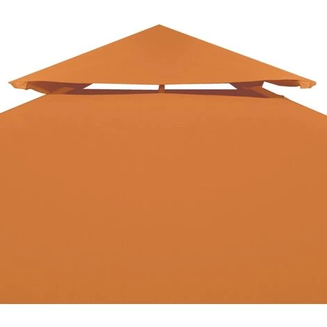 ABCRITAL Pavillon-Dachplane Ersatzdach 310 G/m² Terracotta-Rot 3×4 M – Bild 3