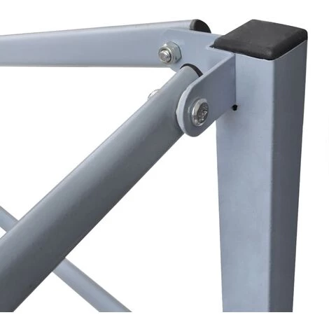 ABCRITAL Faltzelt Partyzelt Pop-Up 3 X 3 M Anthrazit – Bild 4