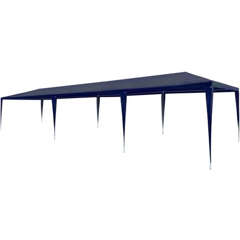 ABCRITAL Partyzelt 3 X 9 M PE Blau