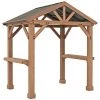 Westmann Holz BBQ Grill Pavillon Laval 6x7 Natur 174x245 Cm