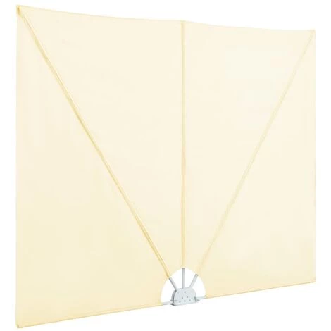 ABCRITAL Faltbarer Terrassen-Seitenfächer Creme 240×160 Cm – Bild 5