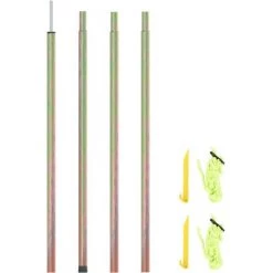 Sonnensegel Stange 200 Cm Verzinkter Stahl VidaXL