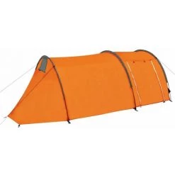 Campingzelt 4 Personen Grau Und Orange VidaXL