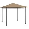 Pavillon 3x3x2,7 M Taupe 180 G/m² VidaXL