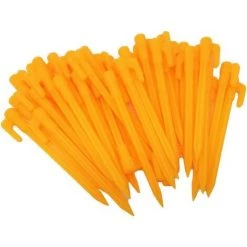 BARES 40 5,7 '' Gelbe Gartenzeltpflöcke Aus Kunststoff