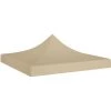 BEARSU Partyzelt-Dach 2x2 M Beige 270 G/m²