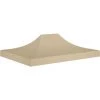 BEARSU Partyzelt-Dach 4,5x3 M Beige 270 G/m²