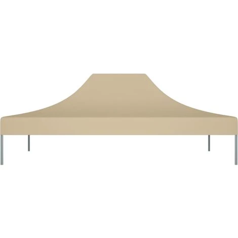BEARSU Partyzelt-Dach 4,5x3 M Beige 270 G/m² – Bild 3