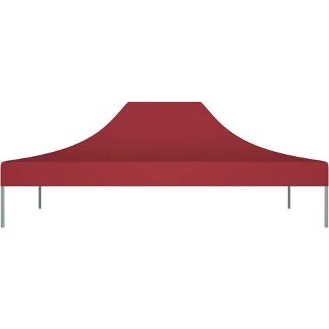 BEARSU Partyzelt-Dach 4,5x3 M Burgunderrot 270 G/m² – Bild 3