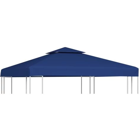 BEARSU Pavillon-Ersatzdach 310 G/m² Dunkelblau 3x3 M