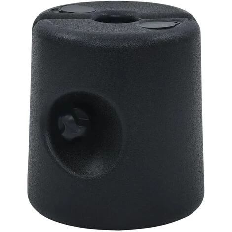 BEARSU Pavillon-Gewichte 4 Stk. PE Schwarz – Bild 2