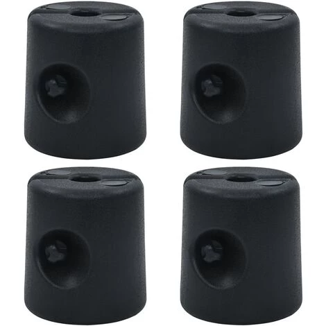 BEARSU Pavillon-Gewichte 4 Stk. PE Schwarz – Bild 3