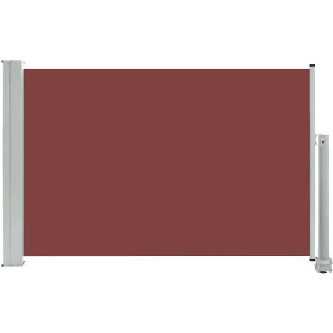 BEARSU Ausziehbare Seitenmarkise 60×300 Cm Braun – Bild 2
