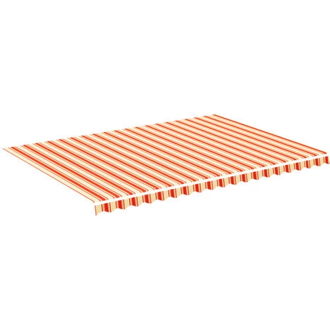 YOUTHUP Markisenbespannung Gelb Und Orange 5x3,5 M – Bild 2