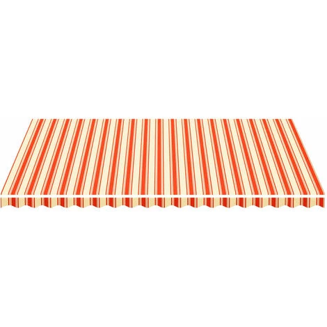 YOUTHUP Markisenbespannung Gelb Und Orange 5x3,5 M – Bild 3