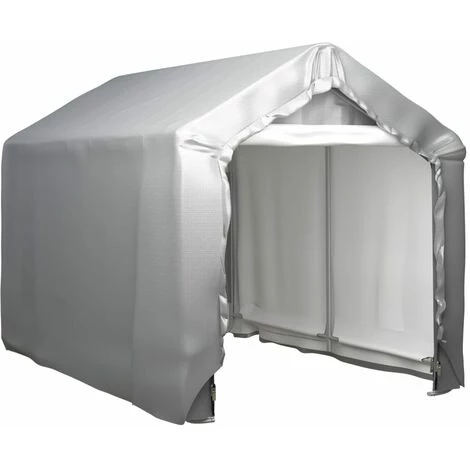 YOUTHUP Lagerzelt 180x300 Cm Stahl Grau