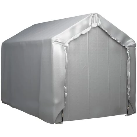 YOUTHUP Lagerzelt 180x300 Cm Stahl Grau – Bild 5