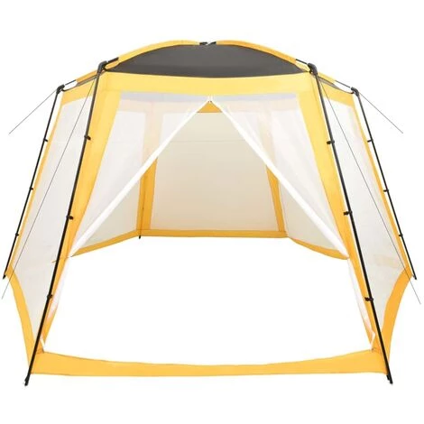 YOUTHUP Poolzelt Stoff 500x433x250 Cm Gelb – Bild 3