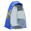 HAPPYSHOPPING Outdoor Campingzelt Pop-up Angelzelt UV-Schutz Zelt Automatischer Sofort-Regenschutz Für Outdoor Camping Radfahren Wandern Strand Mit Tragetasche,S, Blau.