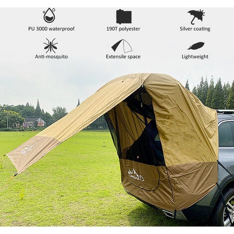 ASUPERMALL Autozelt Wasserdichtes Outdoor-Auto-Markise Sonnendach Falten Camping-uberdachung Ultraleichter Strand-Sonnenschutz Heavy-Duty-Auto-Zelt Fur Camping Reisen Familie Outdoor-Aktivitaten – Bild 4