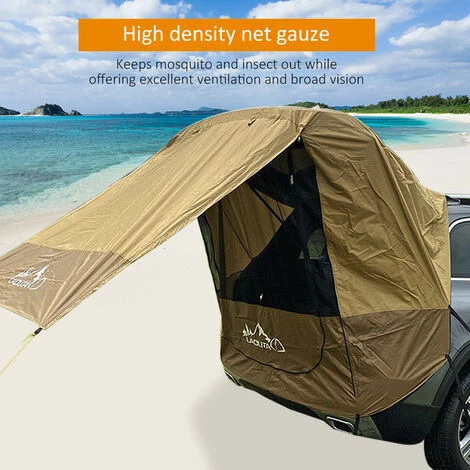 ASUPERMALL Autozelt Wasserdichtes Outdoor-Auto-Markise Sonnendach Falten Camping-uberdachung Ultraleichter Strand-Sonnenschutz Heavy-Duty-Auto-Zelt Fur Camping Reisen Familie Outdoor-Aktivitaten – Bild 5