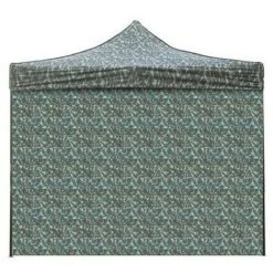 IPERBRIKO 3x2m Wasserdichte Militär-Seitenabdeckung Mit Rolltür Für 3x3m Wiederverschließbaren Pavillon