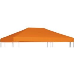 LONGZIMING Pavillondach 310 G/m² 4x3 M Orange